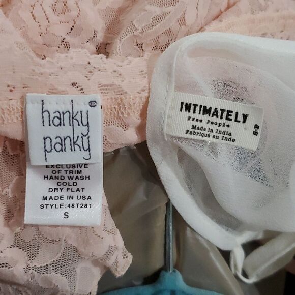 Hanky Panky & Free People Lace Tank Top Bundle Size S - Picture 8 of 11